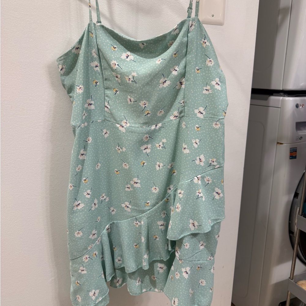 mint green altar’d state floral dress
